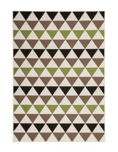 Tapis motifs triangulaires Multicolore - Now 800