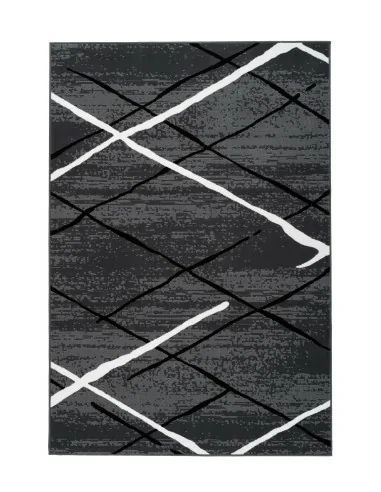 Tapis Design Anthracite-noir-blanc - Vancouver 110